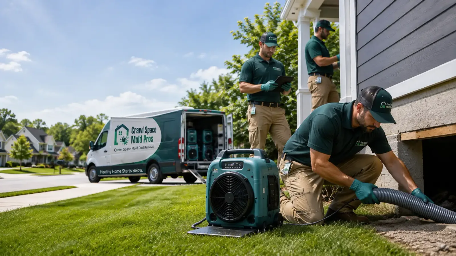 Crawl Space Mold Removal in Snover, MI